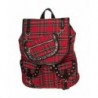 Banned Alternative Tartan Check Backpack