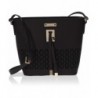 Nikky Womens Black Laser Crossbody