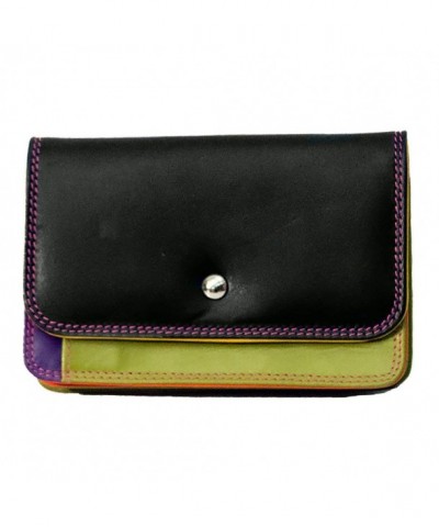 ILI Black Bright Leather Wallet