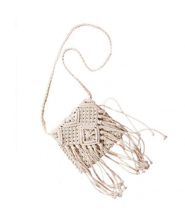 MagiDeal Stylish Crochet Cross Body Shoulder