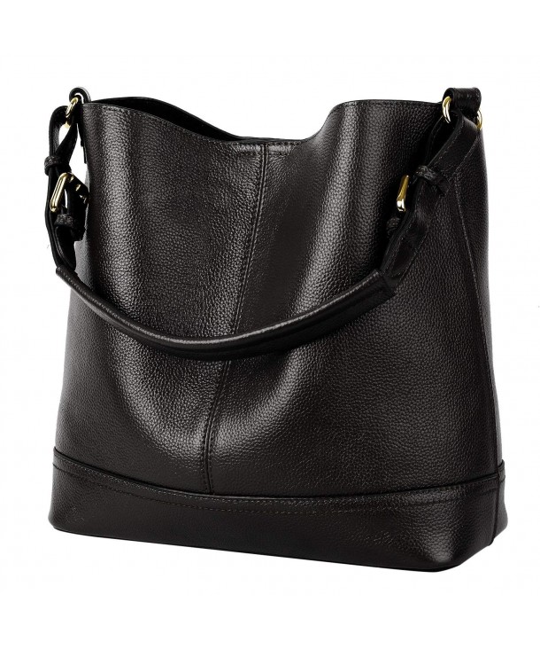 YALUXE Women Bucket Shoulder Leather