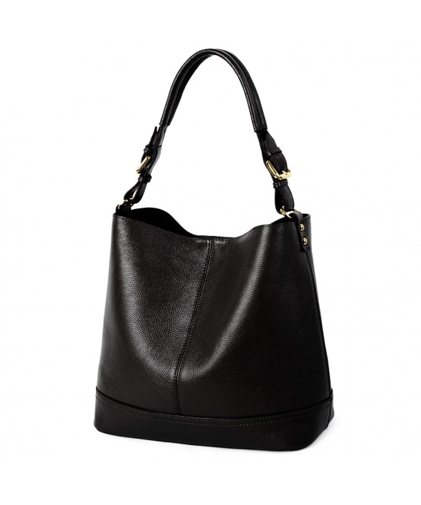 Women Tote Bucket Bag Tote for Women large Shoulder Bag Leather black ...