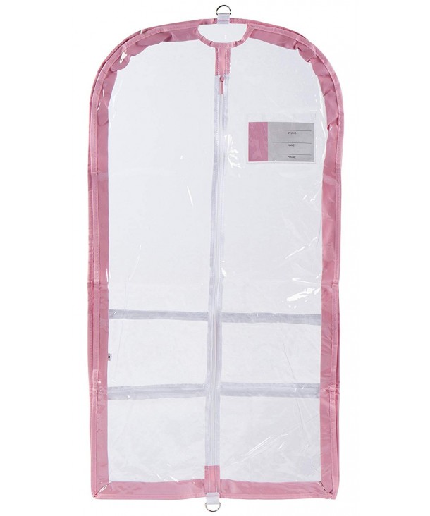 Danshuz Clear Garment Pocket Pink