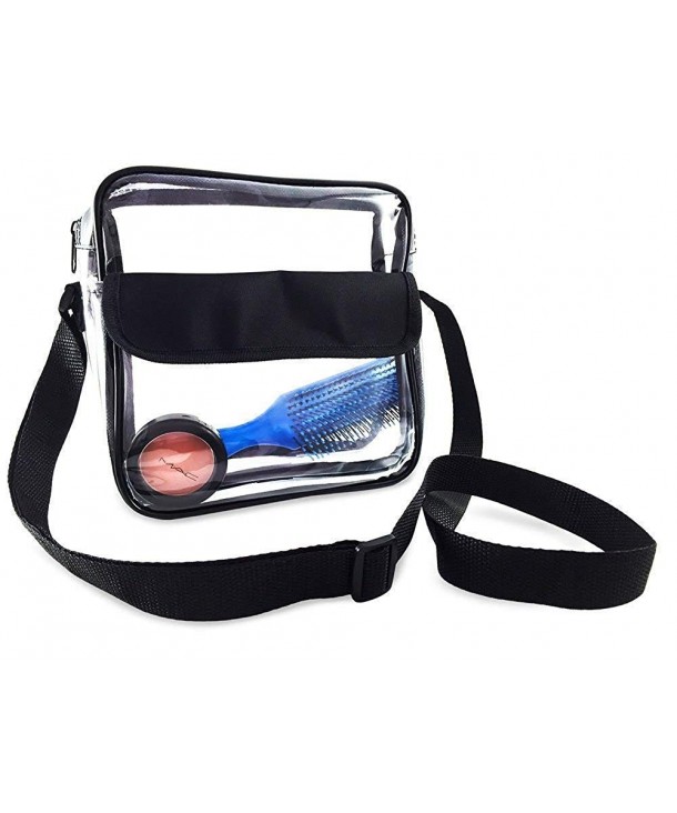 Cross Body Messenger Shoulder Approved Transparent