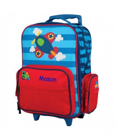 Personalized Kids Rolling Luggage Airplane