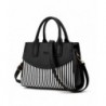 Classic Stripes Leather Shoudler Crossbody