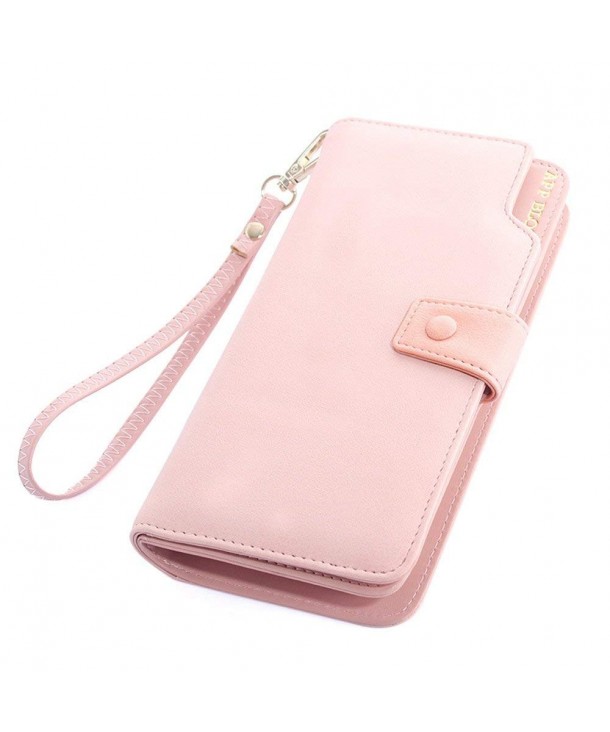 Woolala Capacity Wallet Leather Wristlet