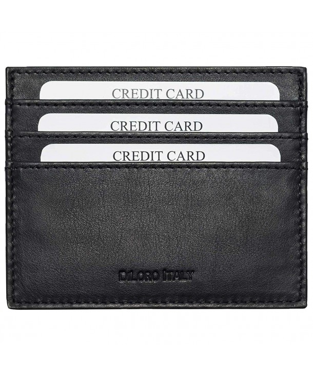 DiLoro Minimalist Leather Travel Wallet