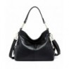 Genuine Leather Handbags Shoulder Black 1