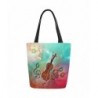 InterestPrint Music Canvas Shoulder Handbag