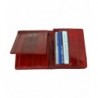 Genuine Eelskin L shape Wallet Burgundy