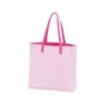 High Fashion Pink Seersucker Tote