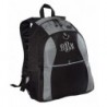 Personalized Contrast Backpack Embroidered Monogram