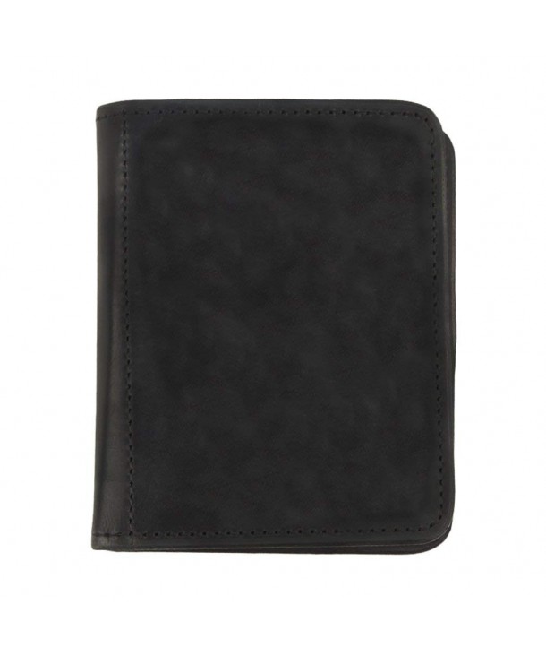 Hanks Leather Notesman Wallet and Credit Card Holder - USA MADE - Black ...