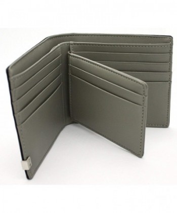 Wallets for Men Bifold Genuine Leather Flipout ID Money Clip 16 Pockets ...