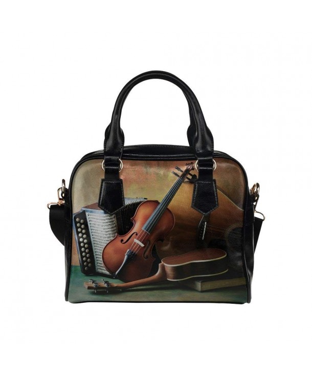 InterestPrint Musical Instrument Shoulder Handbag