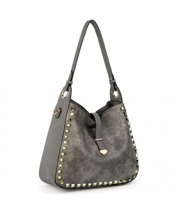 UTO Studded Shoulder Capacity Handbags