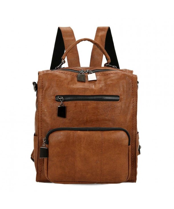 Mynos Backpack Leather Rucksack Shoulder