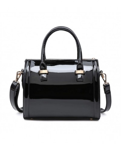 Patent Leather Handbags Satchel Shoulder