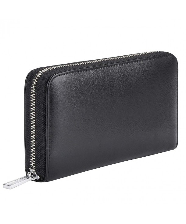 Credit Card Wallet Women RFID Blocking Card Case Wallet Leather Credit ...