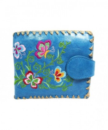 Lavishy Butterfly Kisses Embroidery Leather