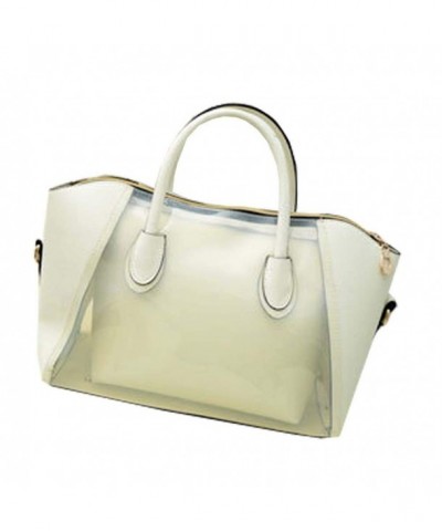 Womens Transparent Handbag Shoulder Satchels