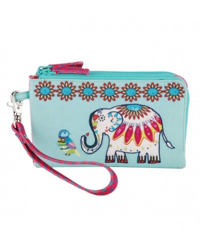 Wristlet removable clutch travel organizer