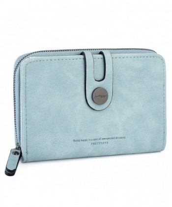 UTO Womens Leather Wallet Closure