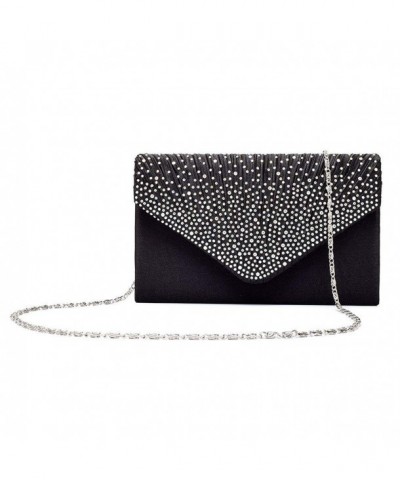 Gyeitee Rhinestone Frosted Envelope Shoulder