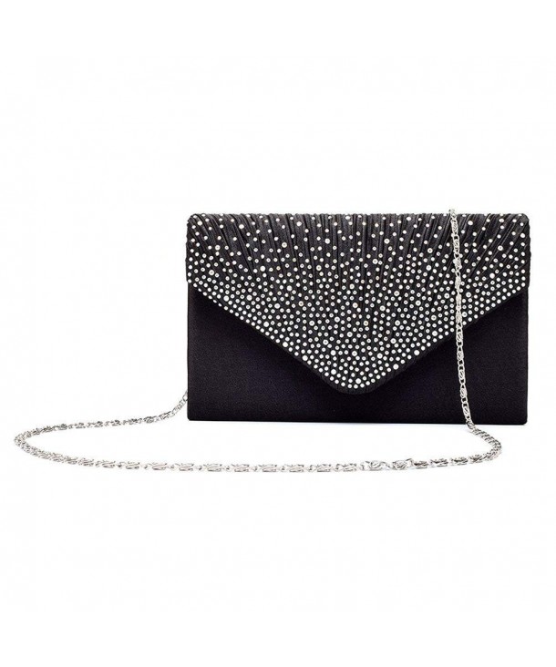 Gyeitee Rhinestone Frosted Envelope Shoulder