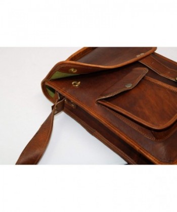 MNI small Leather messenger bag shoulder bag cross body vintage ...