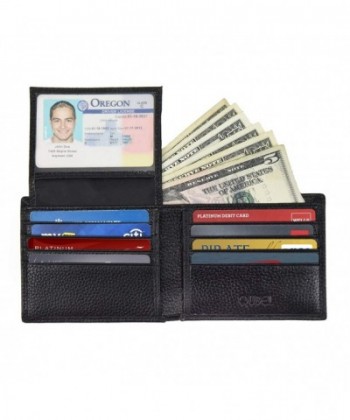 Blocking Bifold Genuine Leather Wallet