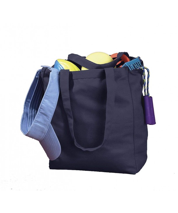 BX CANVAS BOOK TOTE NAVY