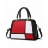 Fashion Contrast Stitching Handbag Shoulder