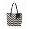 Gray Chevron NGIL Quilted Tote