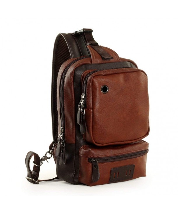 Gumstyle Fashion Leather Cross Daypacks