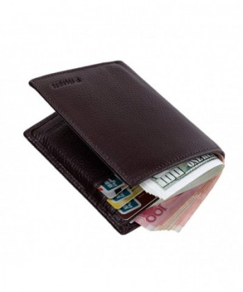 TECOOL Blocking Genuine Leather billfold